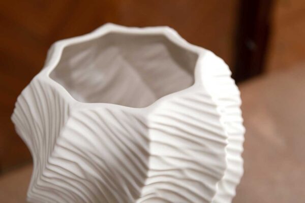 Vaso Portafiori Bianco "Onde" Vaso Portafiori Bianco "Onde"