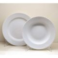 Servizio Piatti 53 pezzi "White Half Lace" Royal Copenhagen