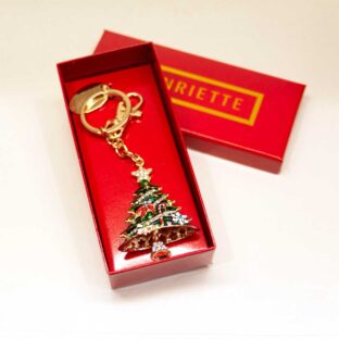 Portachiave Albero di Natale "Lucky Charme" Swarovski