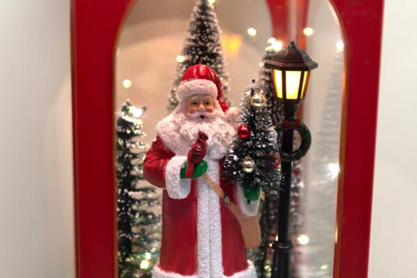 Lanterna Con Luce Al Led Rossa