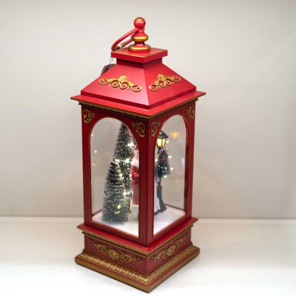 Lanterna Con Luce Al Led Rossa