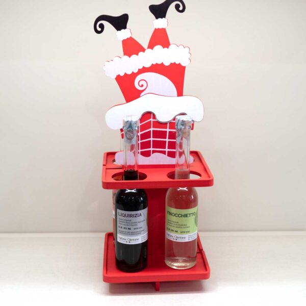 Supporto con 4 Liquori "Babbomatto"