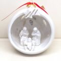 Presepe "Bianco" in Sfera Traforata