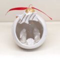 Presepe "Bianco" in Sfera Traforata
