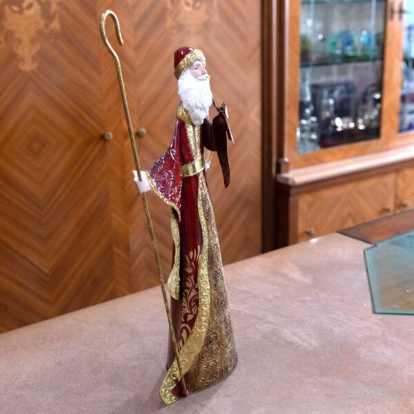 Babbo Natale in Metallo Decorato Babbo Natale in Metallo Decorato