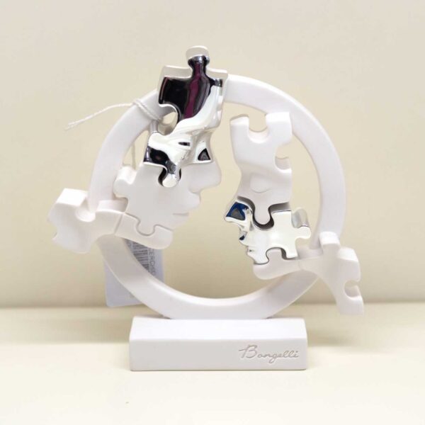 Visi Puzzle Cerchio "Bianco - Argento"