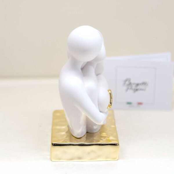 Statuina Coppia "Abbraccio" base Oro Statuina Coppia "Abbraccio" base Oro