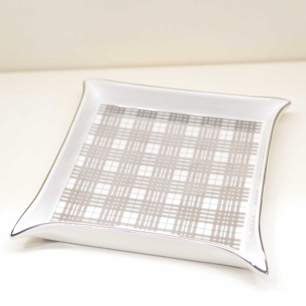 Svuotatasche quadrato "Tartan"