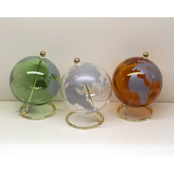 Mappamondo in Vetro Borosilicato Mappamondo in Vetro Borosilicato