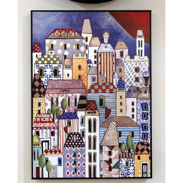 Quadro Rettangolare “Casette” Quadro Rettangolare “Casette”