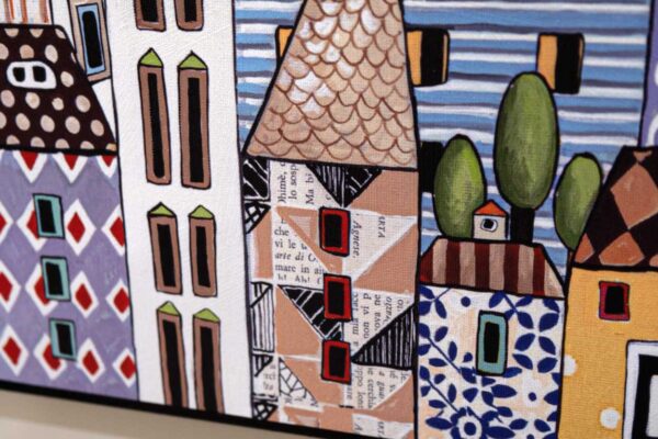 Quadro Rettangolare “Casette” Quadro Rettangolare “Casette”