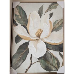 Quadro Rettangolare “Fiore Bianco”