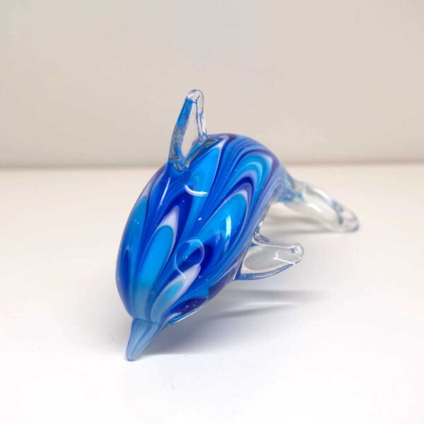 Delfino "Blu Fenicio" Vetro Colorato