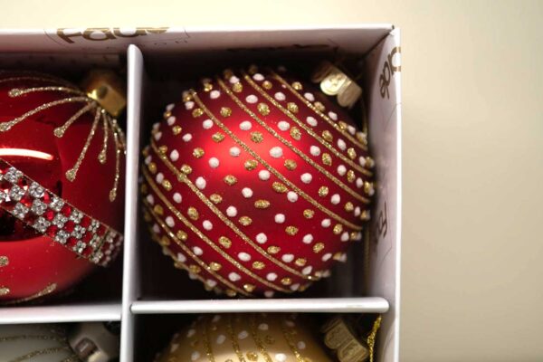 Set di 6 Palline “Joy” per Albero Set di 6 Palline “Joy” per Albero