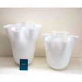 Vaso Portafiori Vetro Bianco "Brahma"