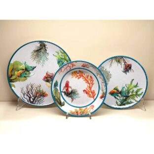 Servizio Piatti Tavola 18 pz. Collezione "Mare Mare"