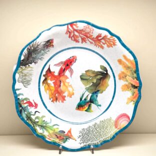 Centrotavola-Portafrutta-Insalatiera Collezione "Mare-Mare"