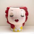 Vaso Rosso Gaia "Le Pupazze"