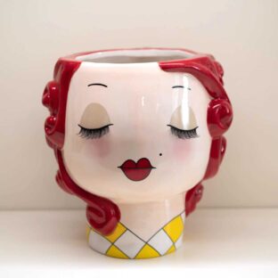 Vaso Rosso Gaia "Le Pupazze"