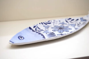 Vassoio Pesce Collezione "Santorini"