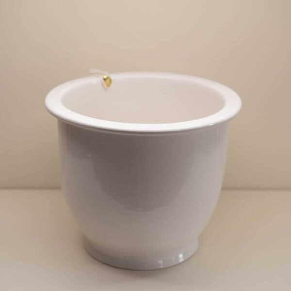 Vaso Porta-Piante Bianco Lucido