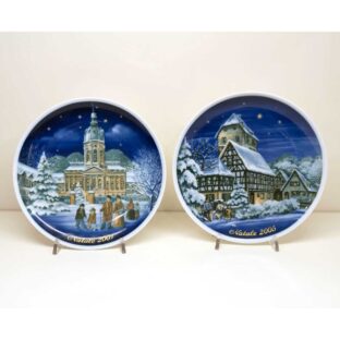 Piatto Natale Collezione Anno "2001" e "2005" Royal Tettau