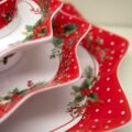 Centro Tavola e Candeliere 3 Livelli "Jingle Bells"