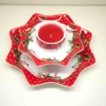 Centro Tavola e Candeliere 2 Livelli "Jingle Bells"