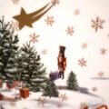 Piatto Natale Smerlato "Magical Christmas"