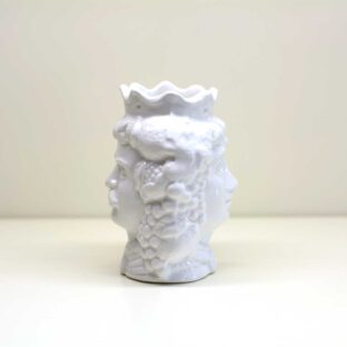 Testa di moro bifaccia in ceramica