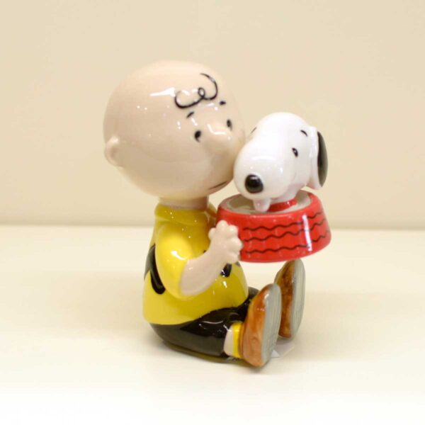 Charlie Brown e Snoopy con ciotola Charlie Brown e Snoopy con ciotola