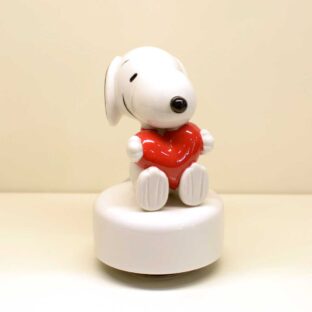 Snoopy con cuore su carillion Snoopy con cuore su carillion