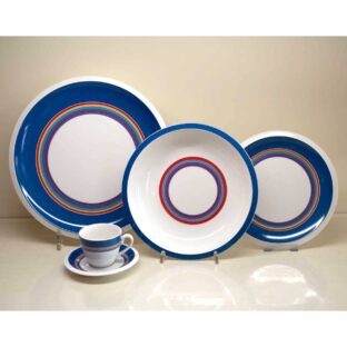 Servizio di piatti 42 pezzi "Jump Blu"