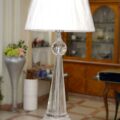 Lampada da tavolo modello Faro in cristallo ottico
