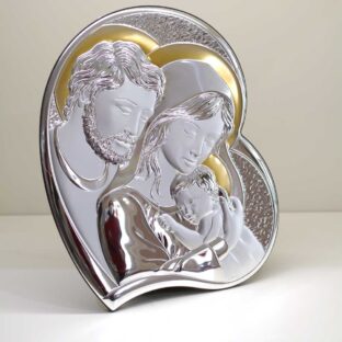 Capezzale Sacra Famiglia con decorazione oro