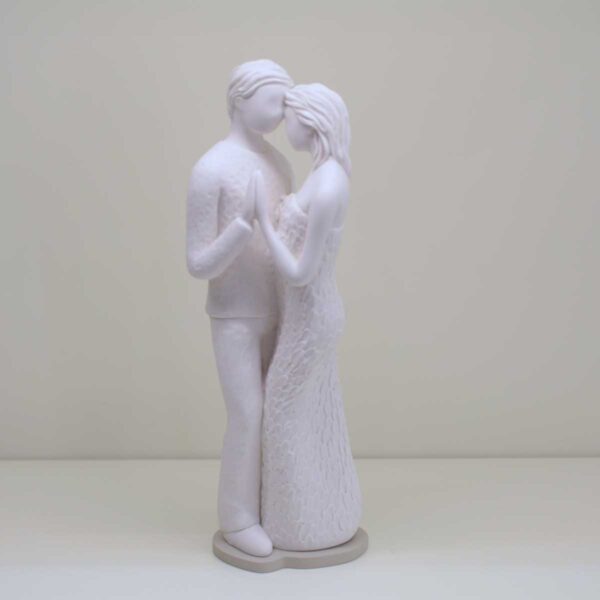 Scultura "Sogno Innamorati" ME1639/3 stilizzata bianco matt Scultura "Sogno Innamorati" ME1639/3 stilizzata bianco matt