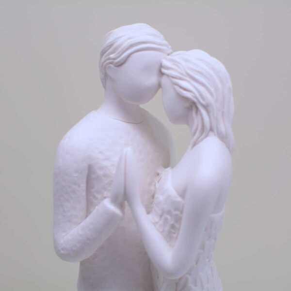 Scultura "Sogno Innamorati" ME1639/3 stilizzata bianco matt Scultura "Sogno Innamorati" ME1639/3 stilizzata bianco matt