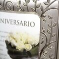 Portafoto rettangolare Anniversario 50° in argento