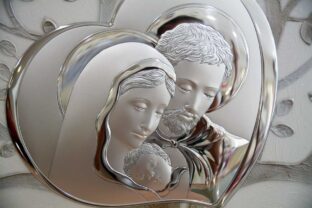 Capezzale rettangolare Sacra Famiglia e Albero della vita Capezzale rettangolare Sacra Famiglia e Albero della vita