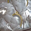 Capezzale Sacra Famiglia con decoro oro