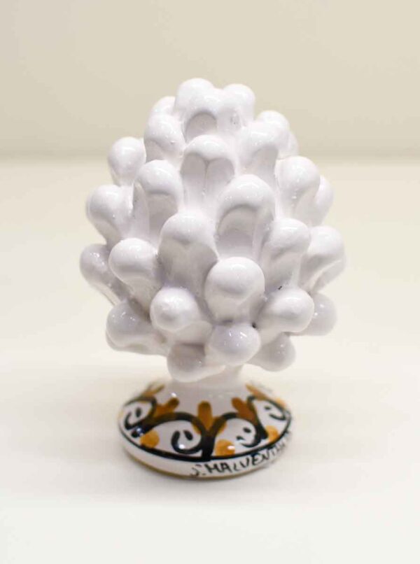 Pigna in ceramica di Caltagirone altezza 12cm Pigna in ceramica di Caltagirone altezza 12cm