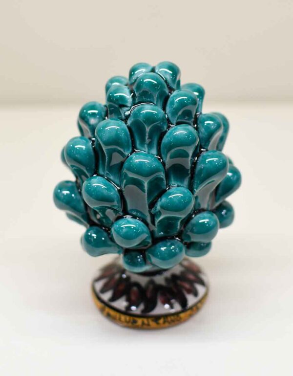 Pigna in ceramica di Caltagirone altezza 12cm Pigna in ceramica di Caltagirone altezza 12cm