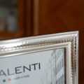 Cornice Portafoto in argento martellato