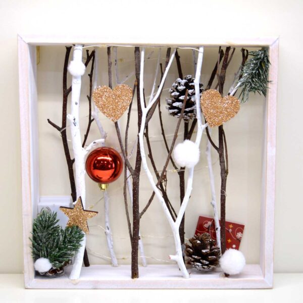 Decorazione Quadra Luce Christmas Red Vibes Decorazione Quadra Luce Christmas Red Vibes