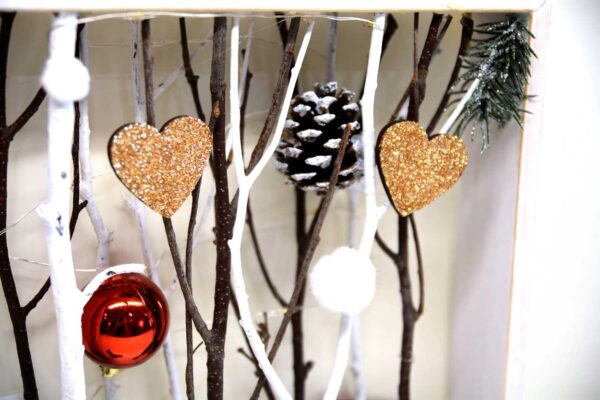 Decorazione Quadra Luce Christmas Red Vibes Decorazione Quadra Luce Christmas Red Vibes