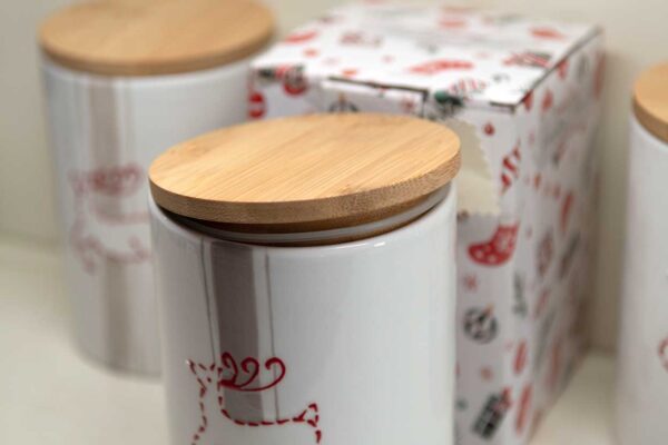 Serie 3 Barattoli Cucina Sale-Zucchero-Caffè Serie 3 Barattoli Cucina Sale-Zucchero-Caffè