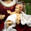 Sacra Famiglia Natività Color Rosso-Verde