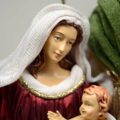 Sacra Famiglia Natività Color Rosso-Verde
