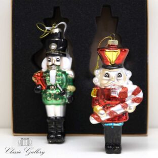 Set 2 Decorazioni Per Albero “Schiaccianoci”