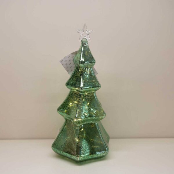 Albero in Vetro Colorato con Luci al Led Albero in Vetro Colorato con Luci al Led